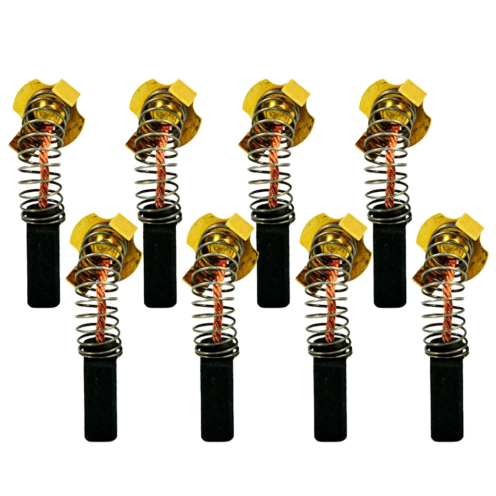 8 шт./набор, набор угольных щеток для Ridgid 0502025007 614367-00 Ryobi Bts21-D04, электрическая дрель, угловая шлифовальная машина 8 шт./набор, набор угольных щеток для Ridgid 0502025007 614367-00 Ryobi Bts21-D04, электрическая дрель, угловая шлифовальная машина