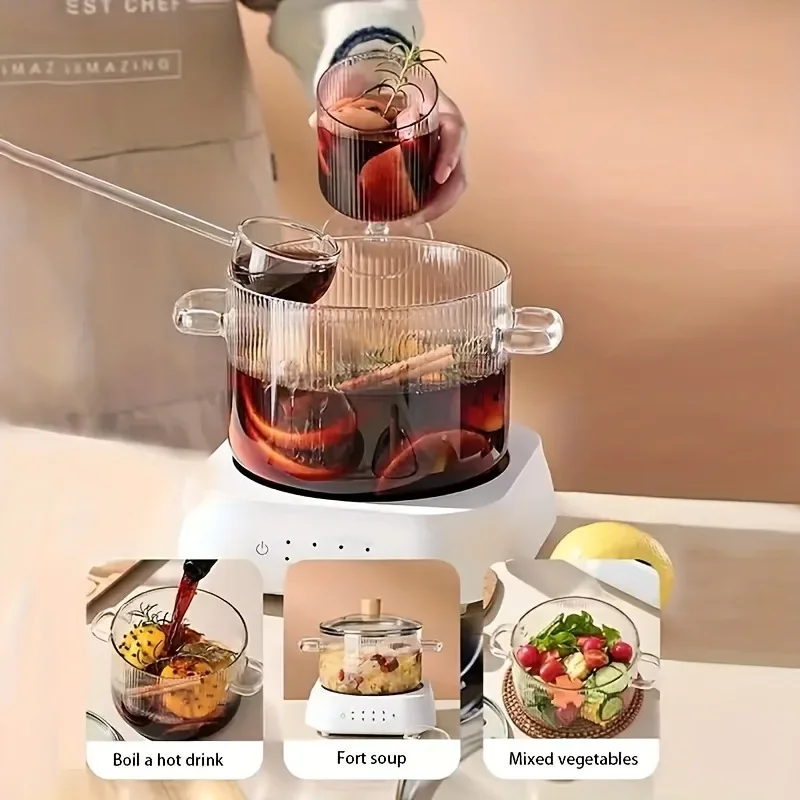 

Кастрюля 1,6 л из боросиликатного стекла