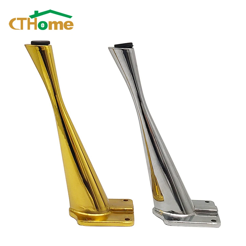 4pcs furniture legs metal gold light luxury sofa coffee table foot bathroom cabinet feet home support legs accessories free global shipping