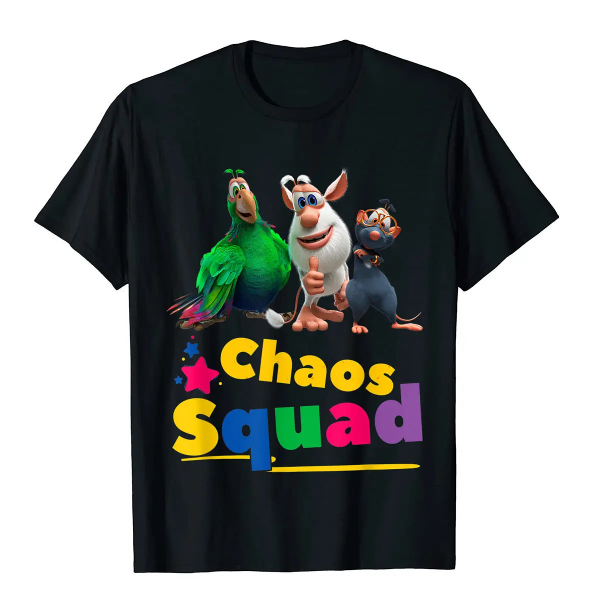 

Chaos Squad T-Shirt Fashion Short Sleeve Cotton Men's Top