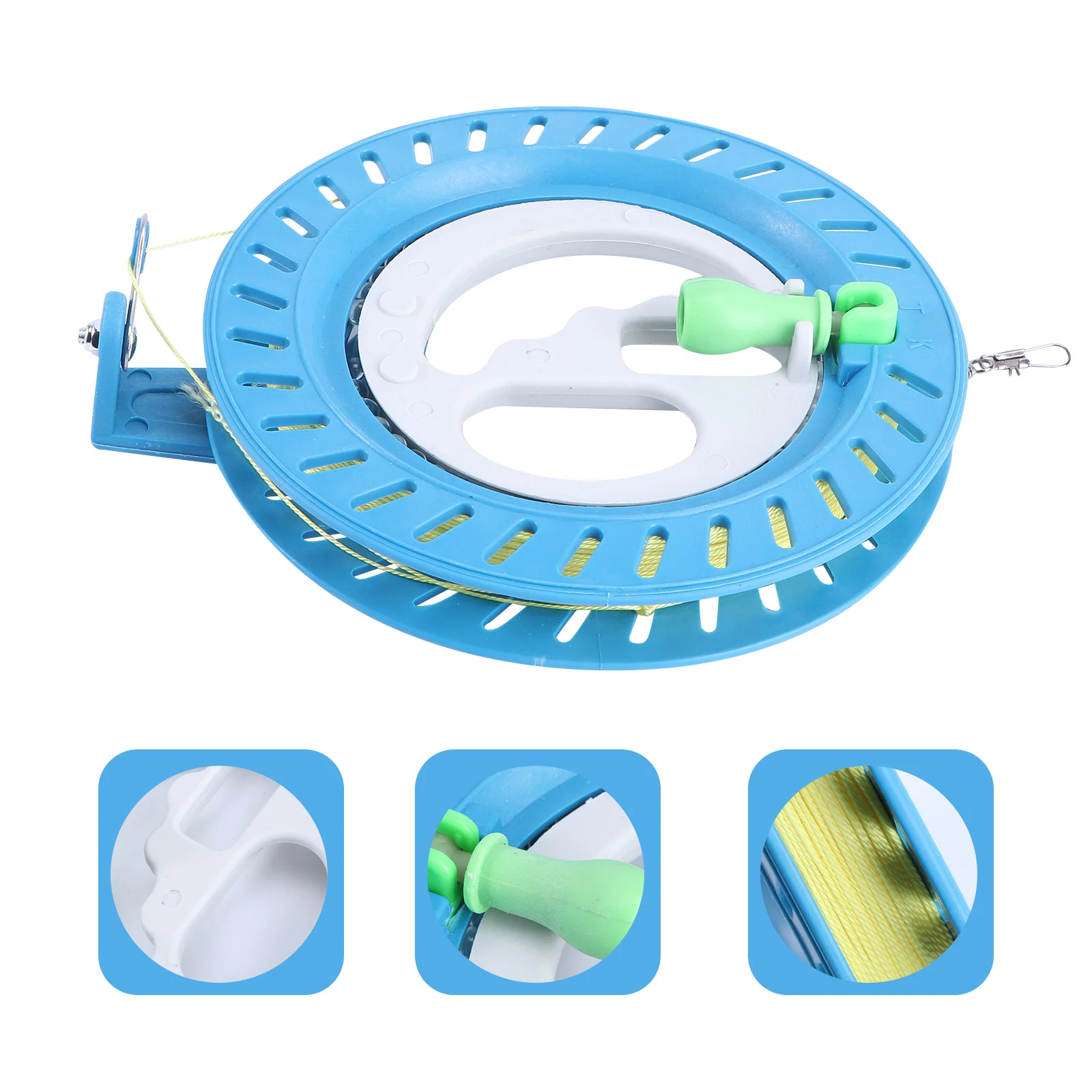 

2 Pcs Kite Reel Flying Parts Accessories Fishing Gadgets Bearing Wheel Abs Child Adult