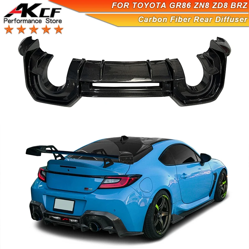 

Carbon Fiber ADRO Style GR86 Rear Diffuser For Toyota GR86 ZN8 ZD8 BRZ Upgraded Rear Bumper Splitter Lip Diffuser Cover Trim