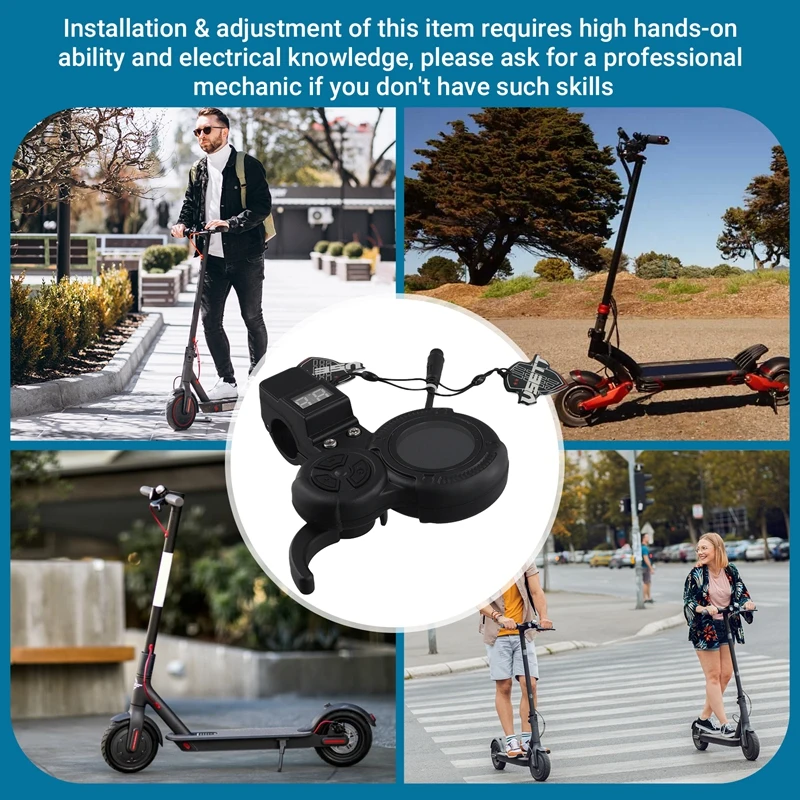 Электроскутер SPLACH с дроссельной заслонкой и фотокартой черный пластик для VSETT ZERO