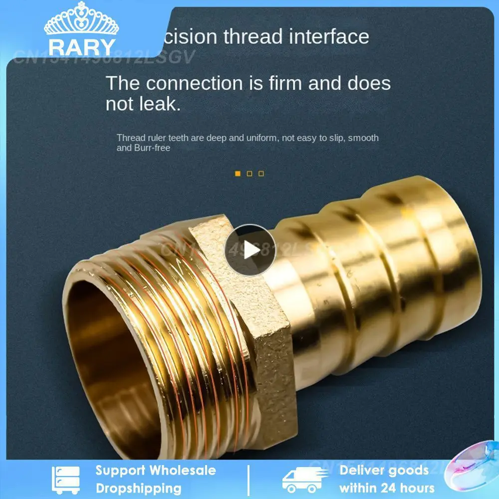 

Hose Barb Tail 6/8/10/12/14/16/19/25MM Brass Pipe Fitting 1/8" 1/4" 3/8" 1/2" 1" BSP Male Connector Joint Copper Coupler Adapter