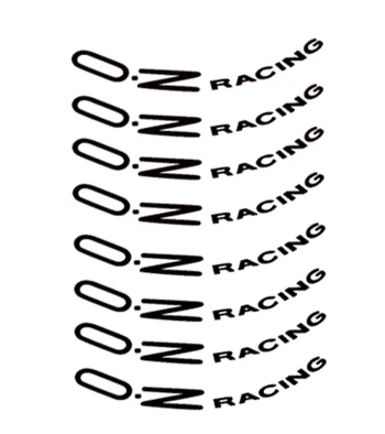 

8 шт. наклейка на обод колеса автомобиля для OZ RACING Volkswagen Audi BMW Porsche Ford