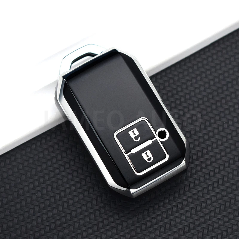 

Чехол для автомобильного ключа из ТПУ с 2 кнопками для Suzuki New Swift 2017 2019 2020 универсал R Монополия дистанционное управление держатель без ключа аксессуары