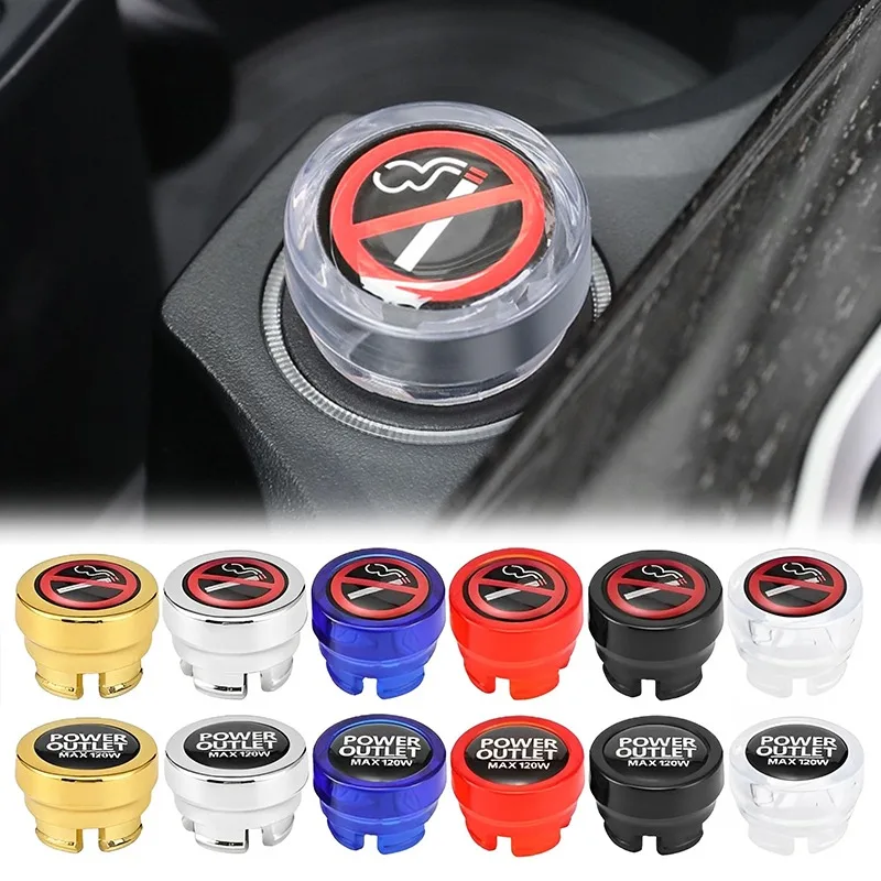 

Car Cigarette Lighters Protective Plug Decorative Cover Charging Cigar Lighter Dust Plugs Covers Car Accessories