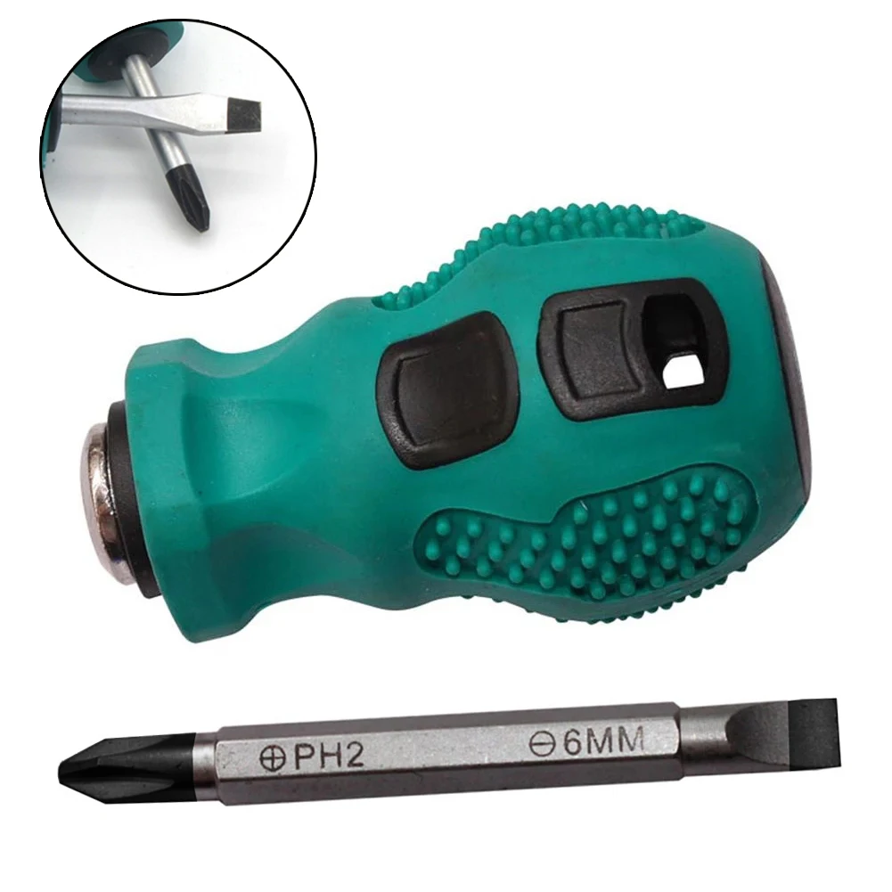 

Portable Dual-purpose Slotted For Cross Screwdriver Bit For Magnetic Stubby Screwdriver Mini Telescopic Screwdriver Hand Tool