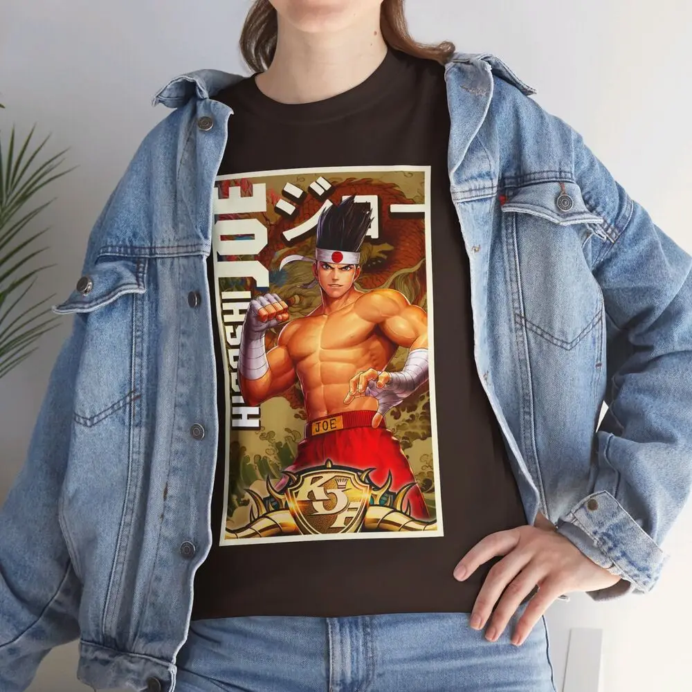 Игровая рубашка с принтом Джо хигаси игровая футболка унисекс KOF
