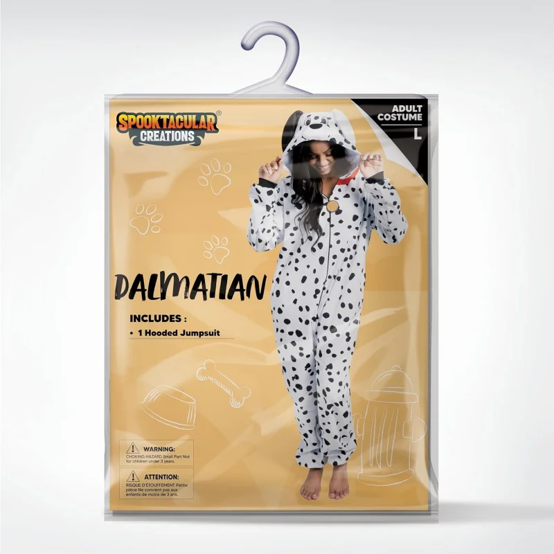 ❤️ ❤️ ❤️ Костюм далматина Spooktacular Creations для Хэллоуина, унисекс, для взрослых, для косплея на Хэллоуин ❤️ ⭐️ ❤️ (art.: 3920da1d2ecbc) - 3920da1d2ecbc