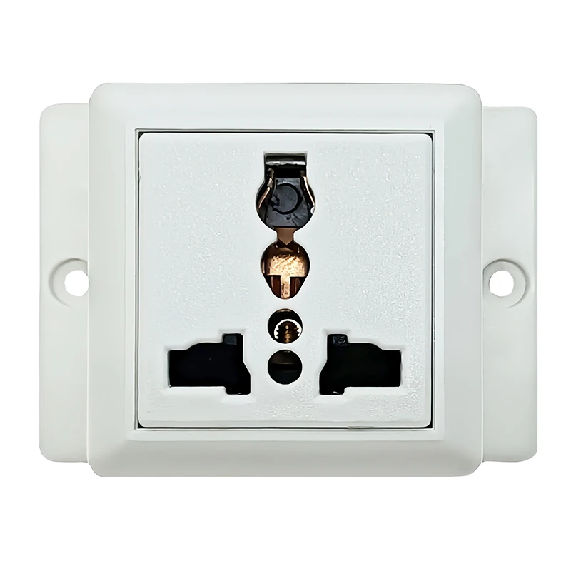 

Passvvell Универсальная розетка белая выпуклый тип 10A 250V~