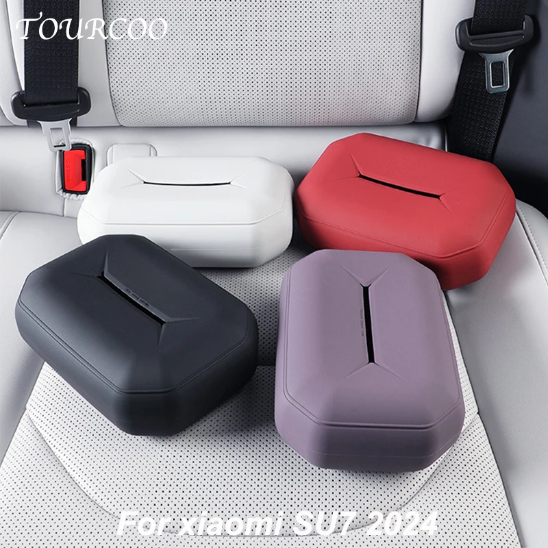 Силиконовая коробка для салфеток Xiao mi SU7 2024 подвесные аксессуары
