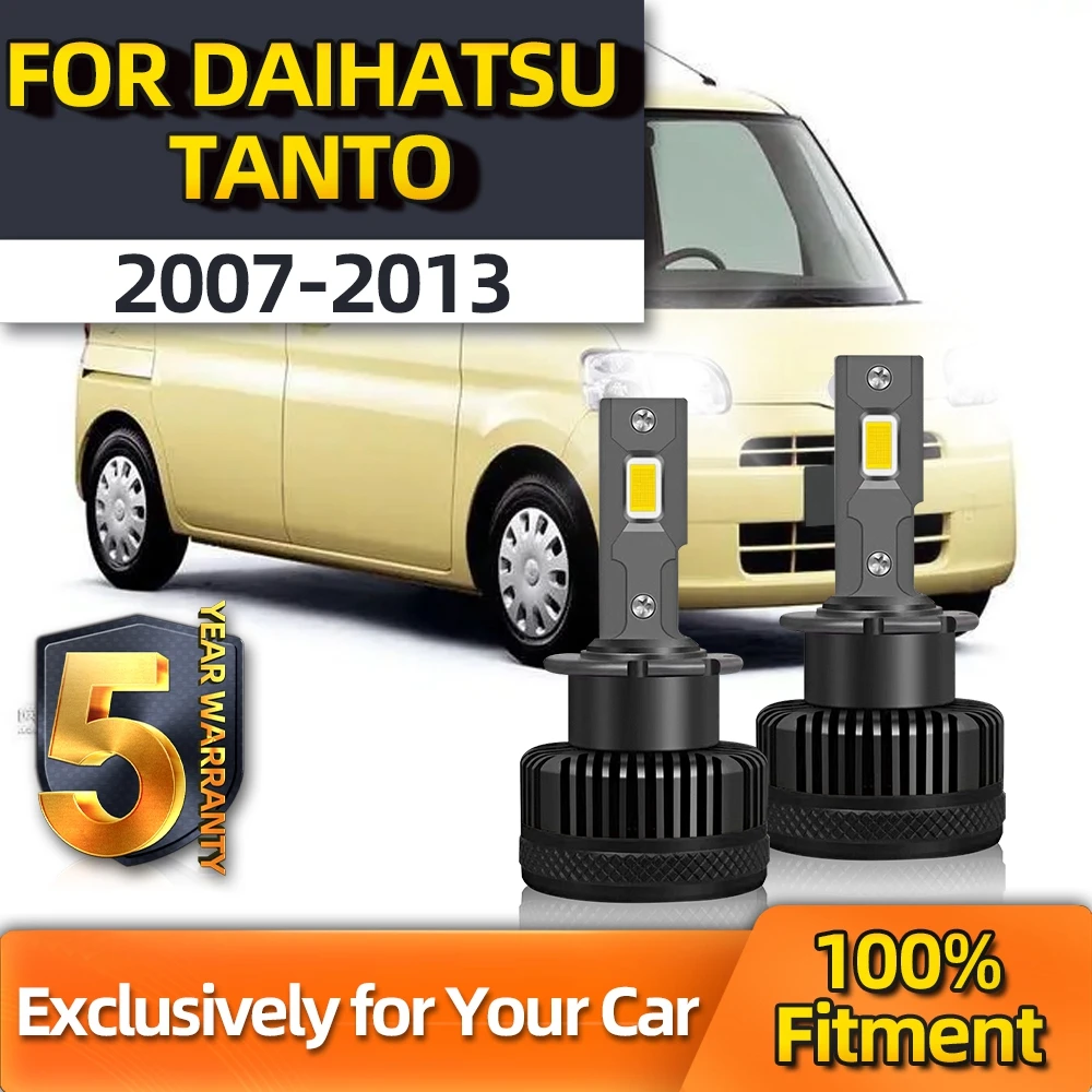 

TEENRAM 2pcs 6000K White 110W Super Bright LED CSP Chip 30000LM D4S For Daihatsu Tanto 2007 2008 2009 2010 2011 2012 2013