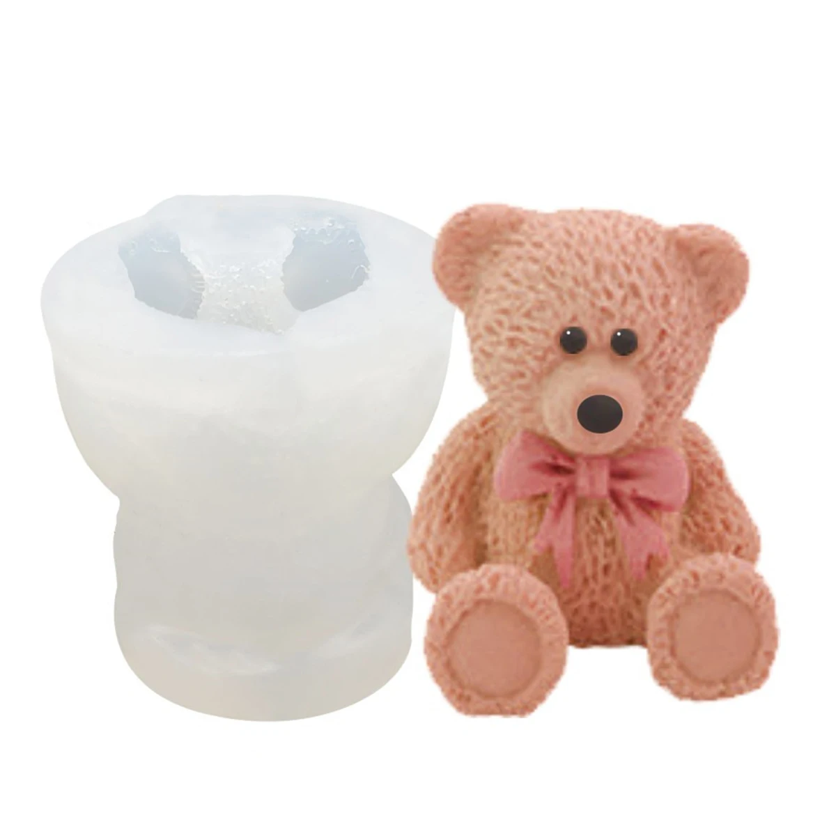 

Форма для льда, силиконовая форма для льда в форме животного, форма для шоколада (бант, медведь), форма для льда