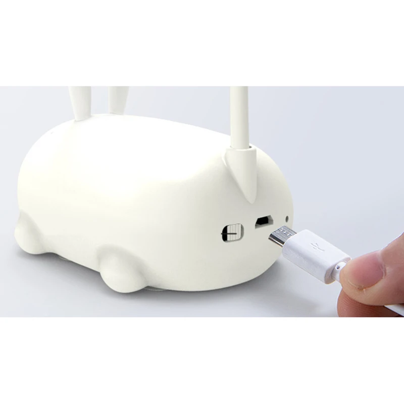 Mini Cat LED USB Desk Lamp For Kids Flexible Cartoon Small Table Light Gift LED Light Source Low Power Consumption images - 6