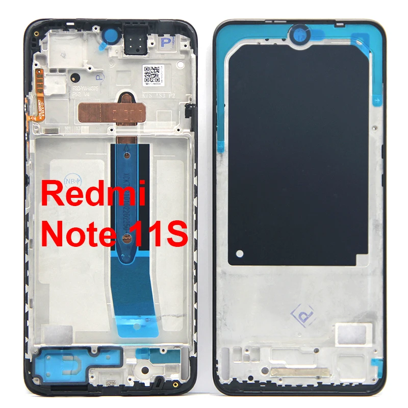 

Оригинальная новая средняя рамка для Xiaomi Redmi Note 11S Note 11 глобальная версия LCD передняя рамка Корпус рамка Запчасти
