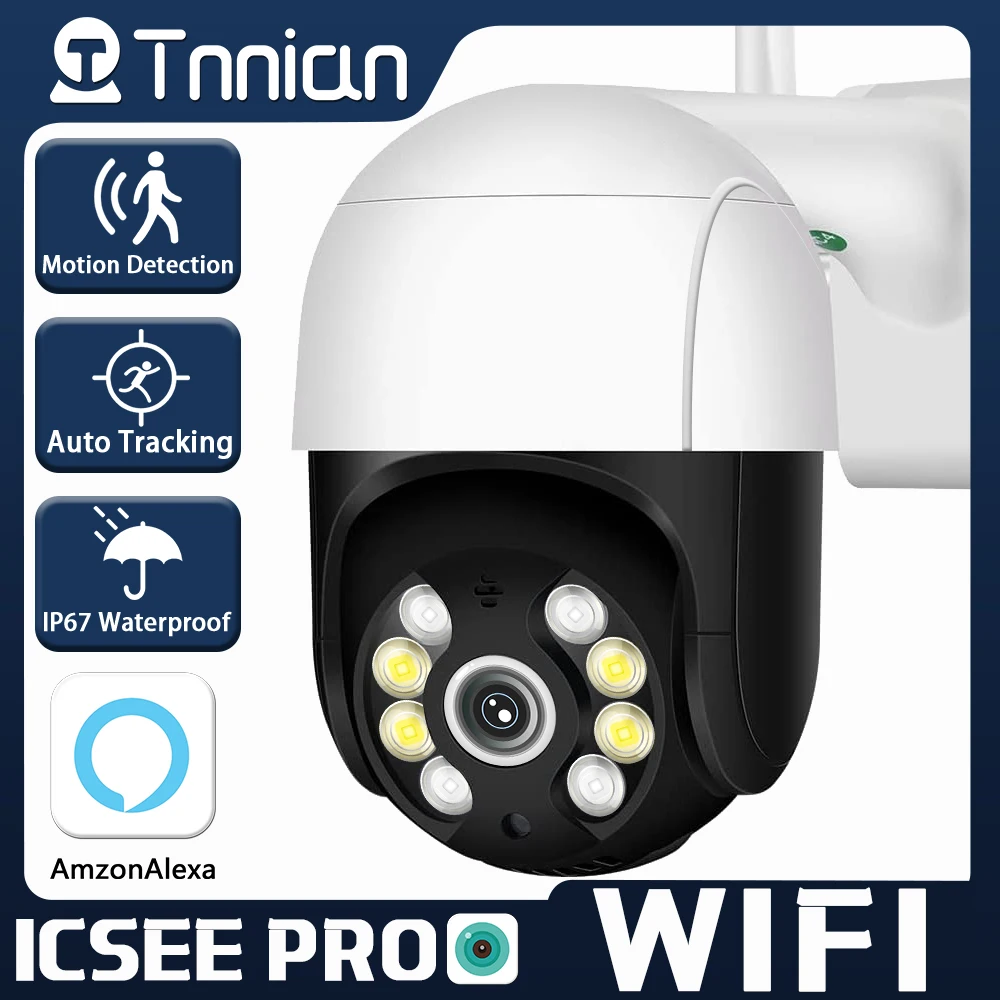 

IP-камера iCsee, 5 Мп, PTZ, Wi-Fi, 4-кратный зум