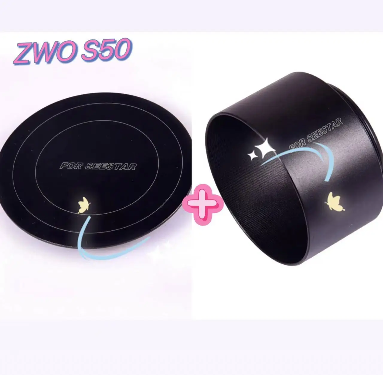 Опциональные аксессуары для нового Zwo Seestar S50 Stofkap/Lensafdekking/Verstelbare Pad