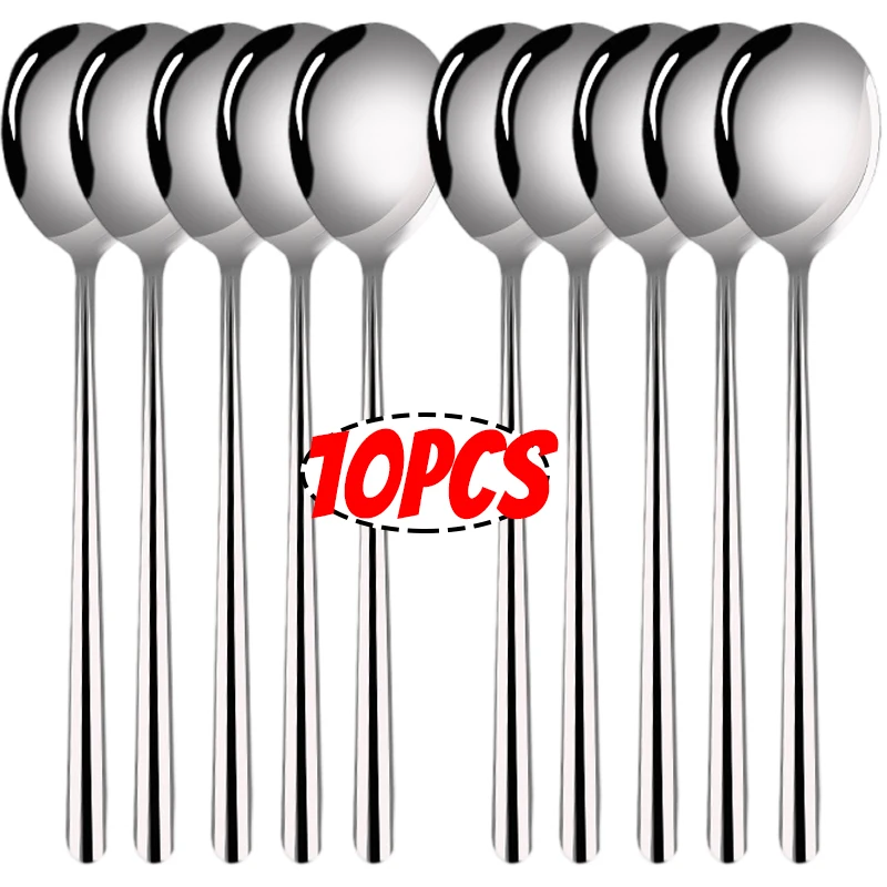 

Нержавеющая сталь, серебряная, плоская ложка