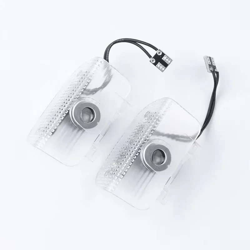 2 шт. призрачный свет двери автомобиля светодиодная эмблема логотип лазерный