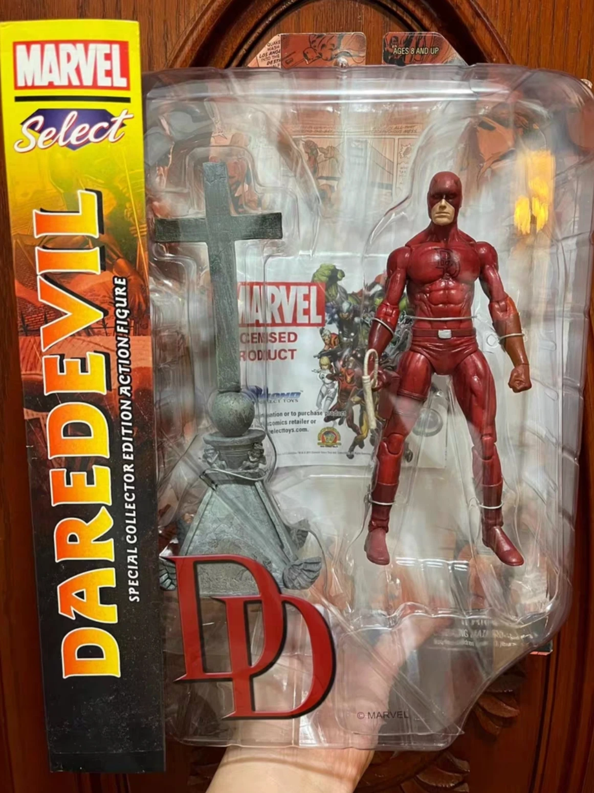 В наличии Dst Spot Genuine Diamond Marvel Collection Daredevil Фигурка 7 дюймов для мальчиков Подарки на