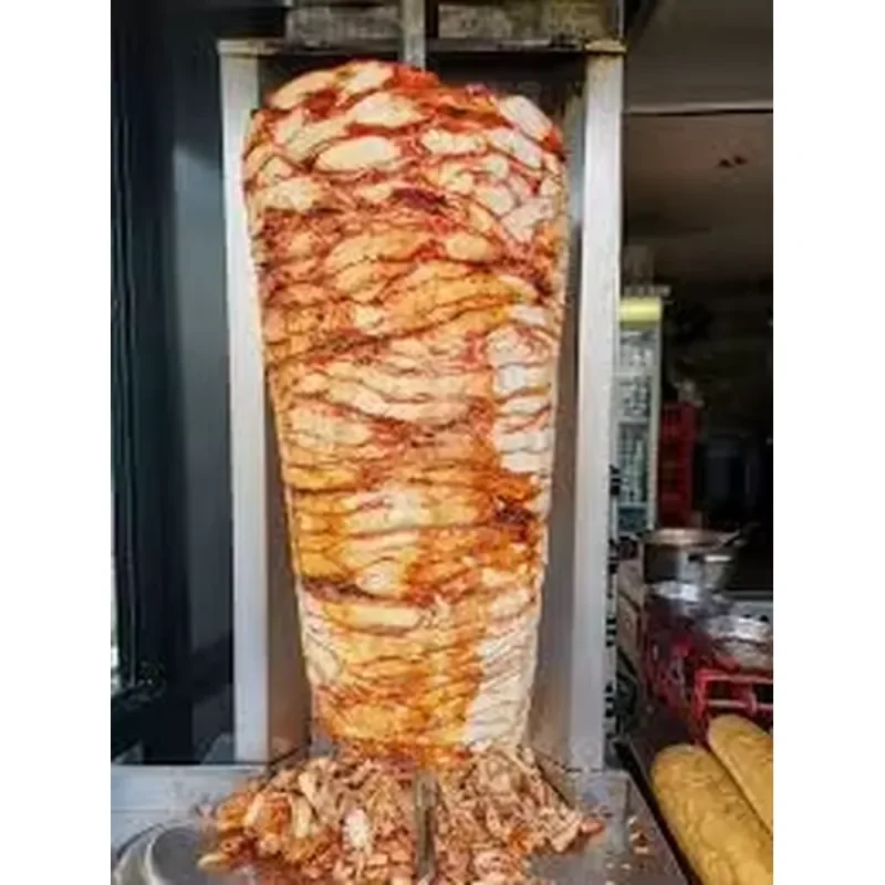 Фото Коммерческая электрическая портативная мясорезка: новая машина для нарезки гироса, кебаба, шаурмы для ресторанов №3