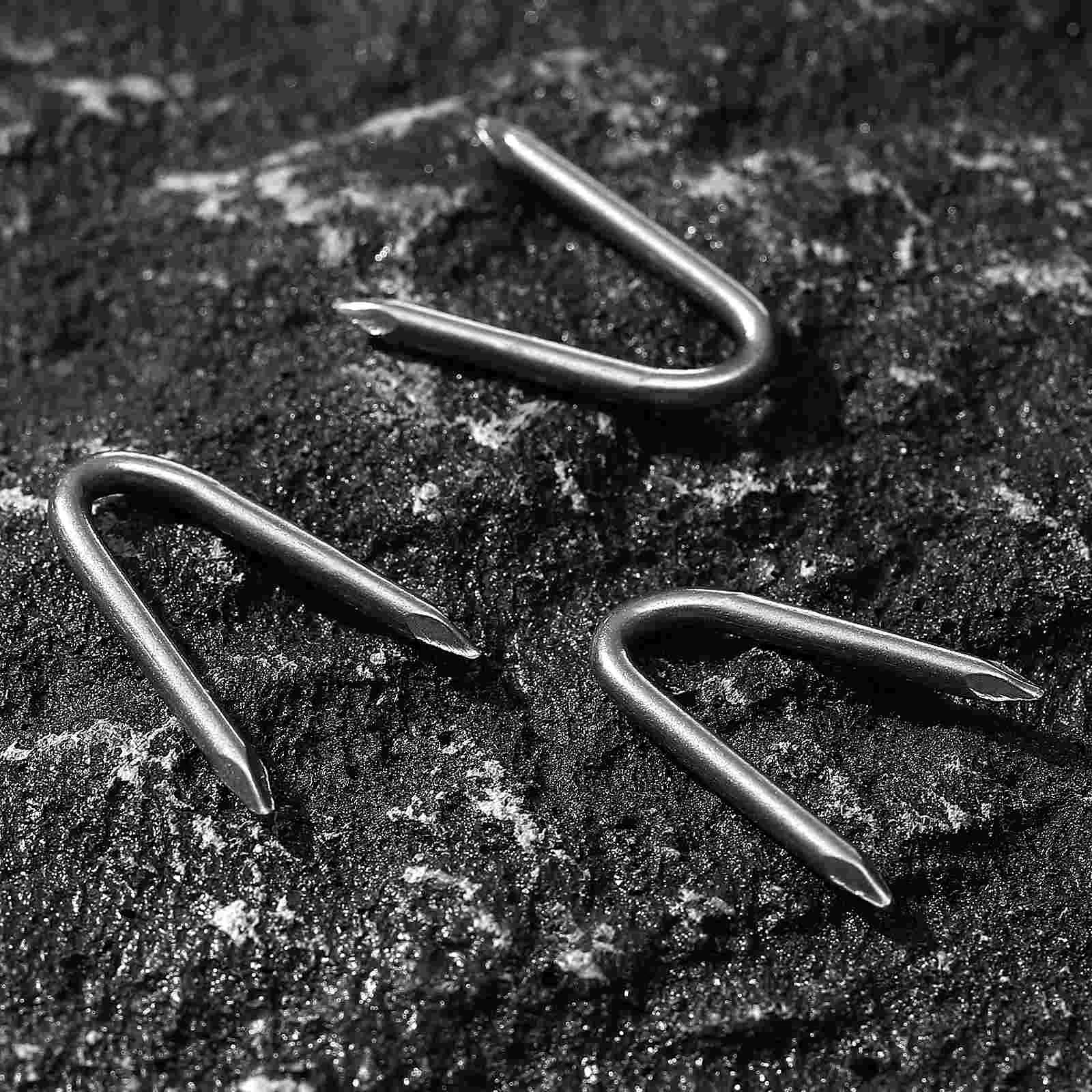 70 шт. застежки для гвоздей забора проволочные скобы ограждения U-образные