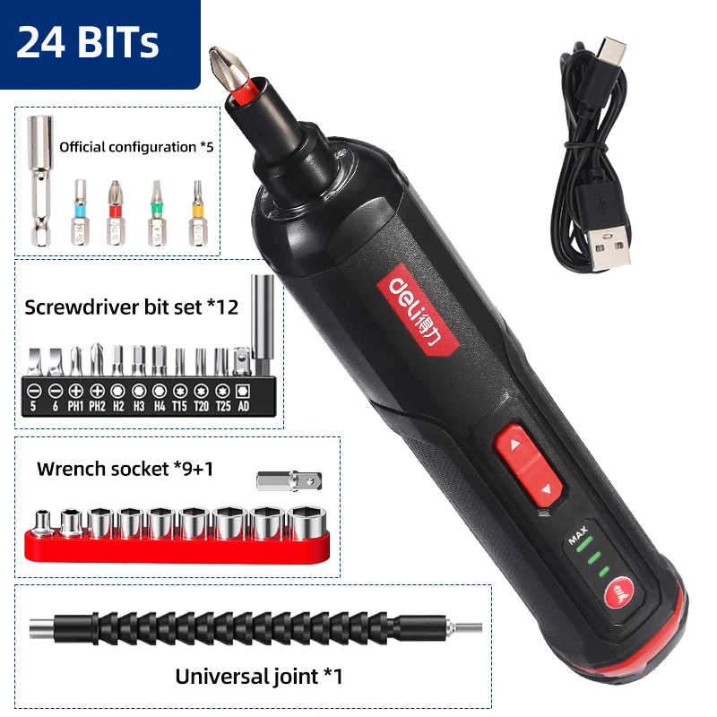 

Беспроводной шуруповерт DELI DL-DP04-1B2