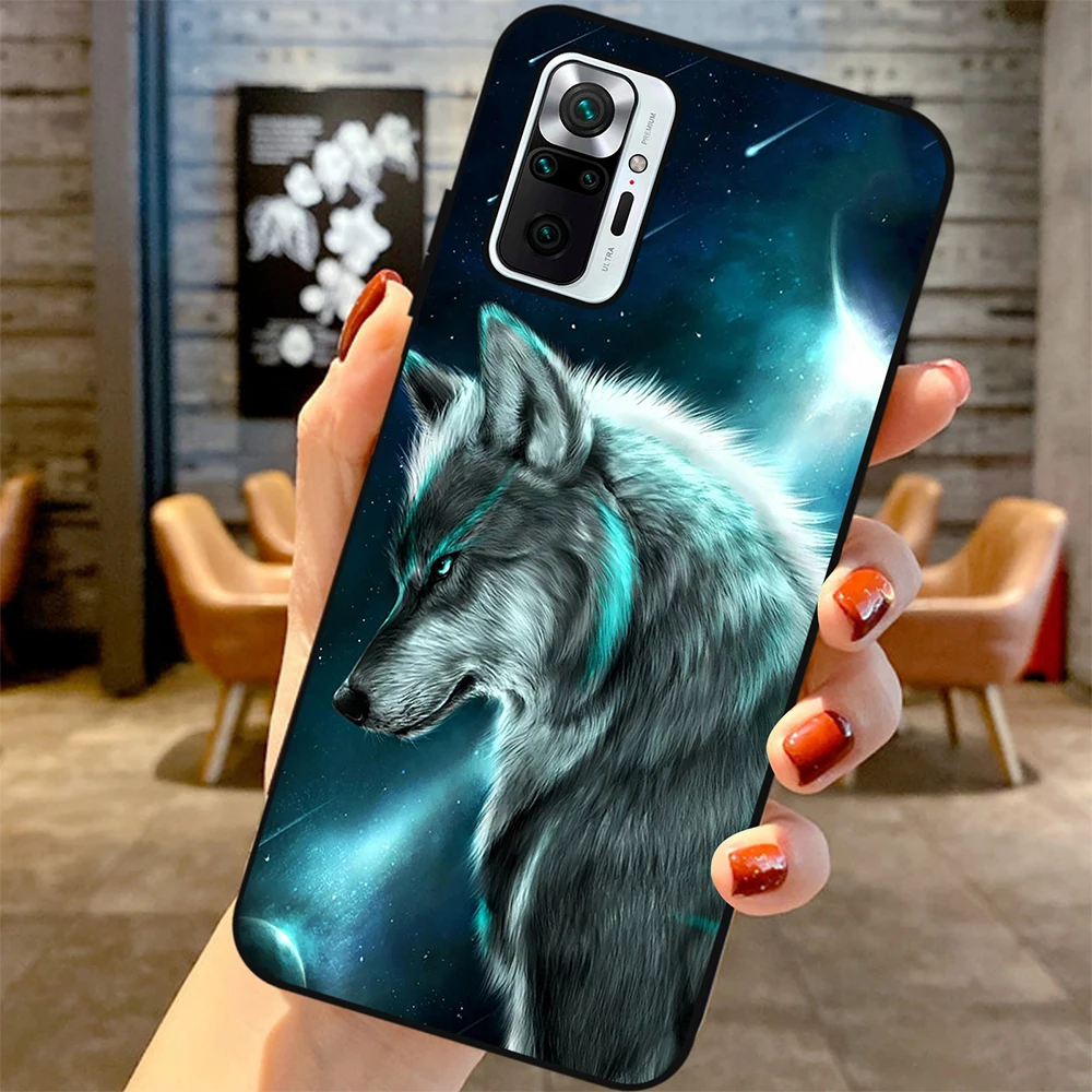 

Wolf Lion Tiger Case for Xiaomi Redmi 7 9A 9C 8T 9T Poco F3 Note 10 5G 10S 10 Pro 6A 8Pro 7A 8 8A 9 9Pro 5 Plus 9T Fundas Cover