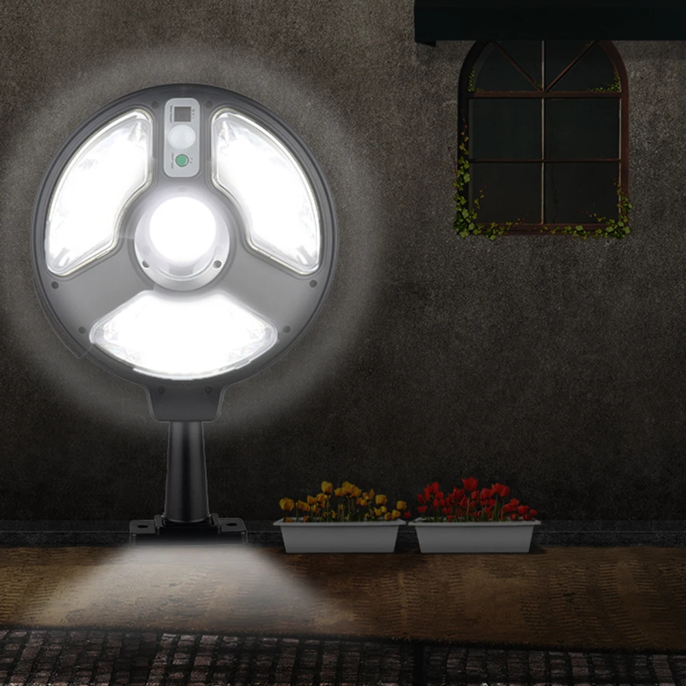 

LED Solar Power Wall Lights Outdoor Motion Sensor Garden Park Street Lighting Motion Sensor Smart Remote Control Lamp