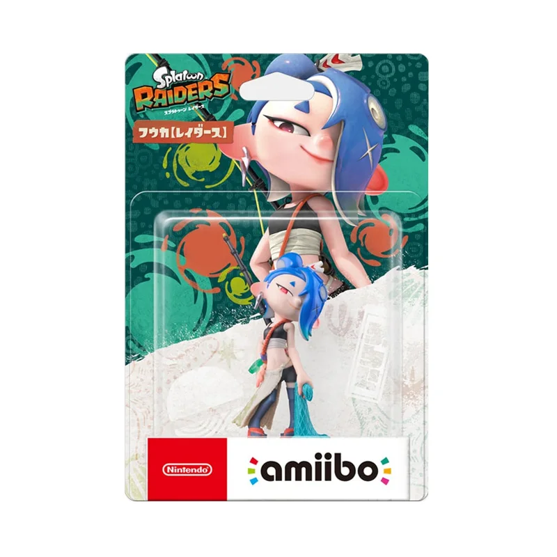 Фото Коллекционный набор фигурок Nintendo Amiibo Splatoon Raiders 3-в-1: Фука Уцухо, Мантаро (NFC) для Switch OLED/Lite – игровой аксессуар №2