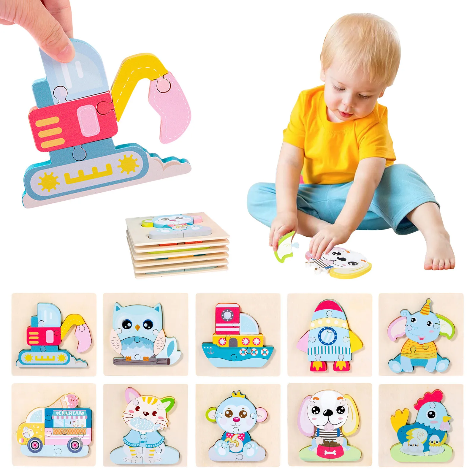 

Steamship Toy 2 Puzzles Boys Educational With Baby Great Puzzles 3 Old Color Ideas Toddler Wooden Years Provinces