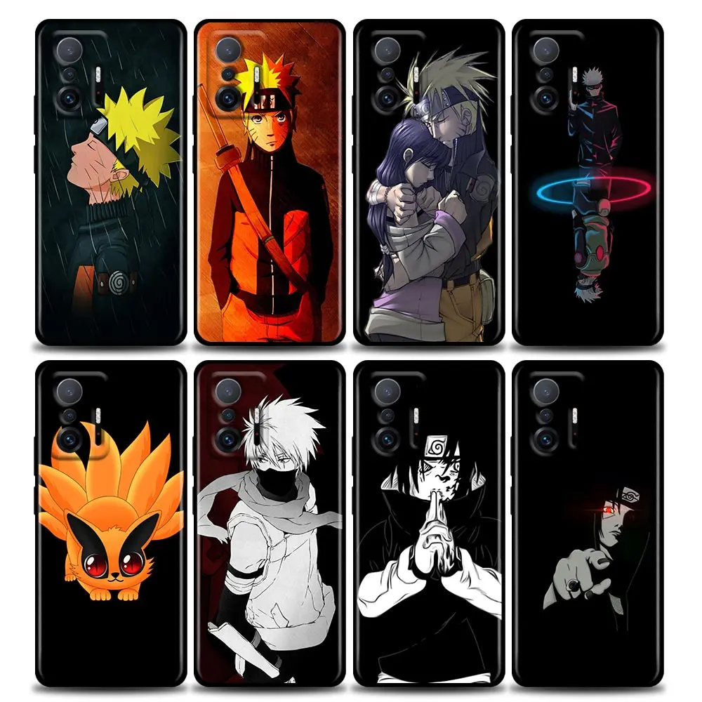 

Cute Anime Uzumaki Naruto Phone Case for Xiaomi Mi 11i 12 12X 11 11X 11T Poco X3 NFC M3 Pro F3 GT M4 Case Silicone BANDAI