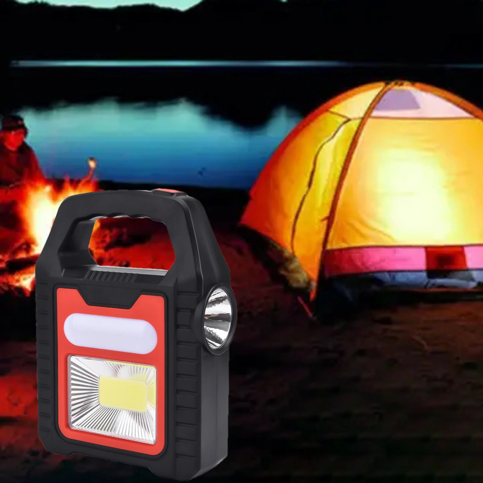 

Newest Camping Light Solar Outdoor USB Charging 3 Modes Lamp Portable Lantern Night Emergency Bulb Flashlight For Camp