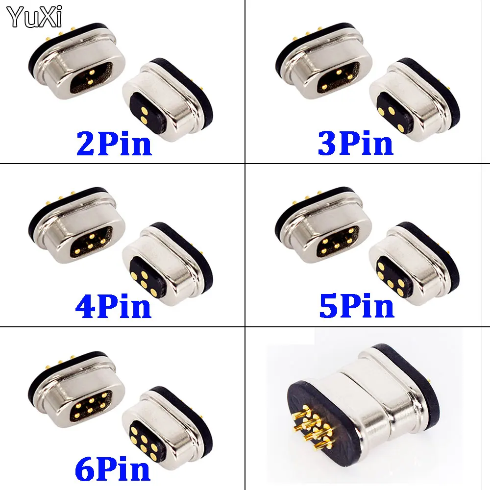 1 шт. 2P 3P 4P 5P 6P Pogo Pin женский 5 В 2A 2 54 мм подпружиненный Разъем питания постоянного