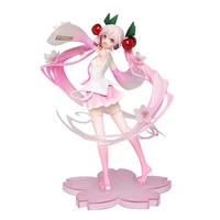 20cm sakura girl anime action figure virtual singer two dimensional girl kawaii standing model toys pvc collectible gift doll