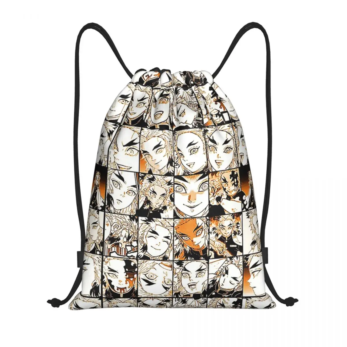 Rengoku Aniki рюкзак с коллажем футбольные Сумки на шнурке спортивная сумка для