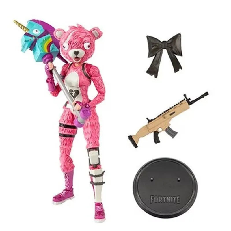 Фото Новые аниме-фигурки Fortnite: Лидер команды Cuddle, подвижные фигурки с шарнирами, модель куклы, игрушка-подарок для декора №1