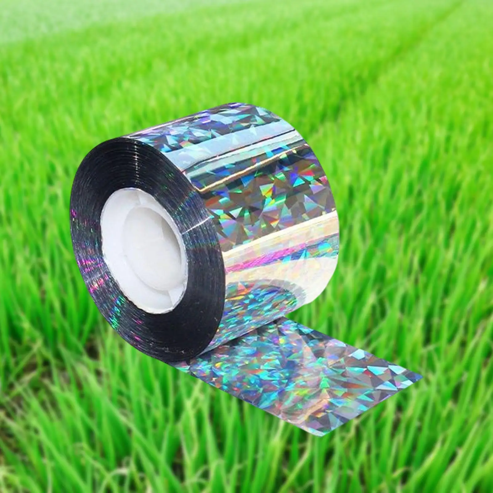 

Bird Scare Tape Flashing Reflective Ribbon Keep Double Sided for Pigeon Garden Outdoor Lawn