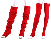 winter leg warmers ankle womens stretch knitted thigh high over knee long socks ladies slouch warm boot sock female stockings