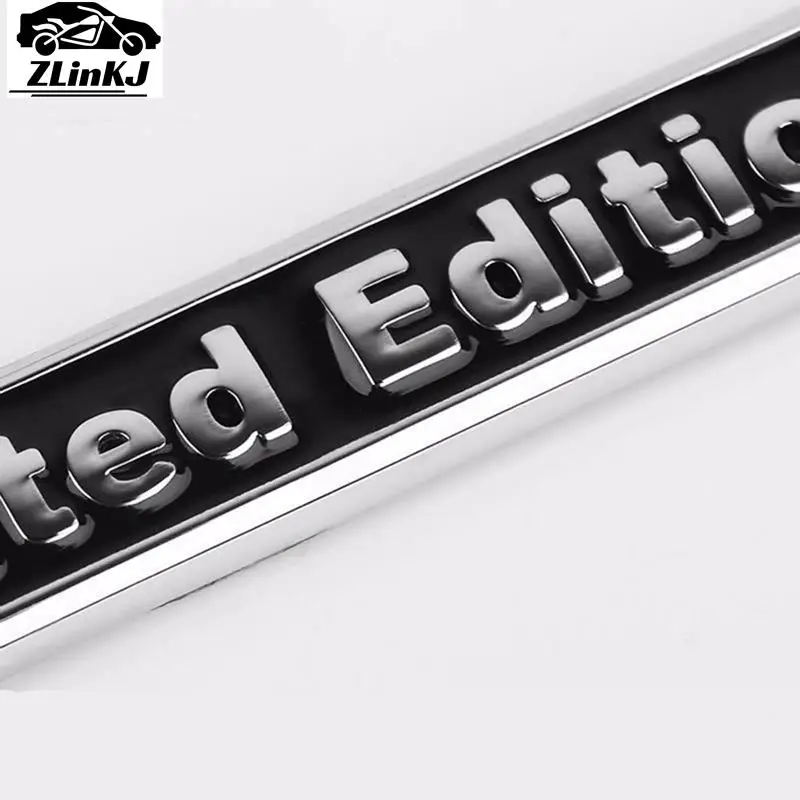 

3D хромированная металлическая Наклейка Автомобильные аксессуары наклейка ограниченный выпуск значок Автомобильная Наклейка Стикер для автомобильного стайлинга слова буквы наклейка