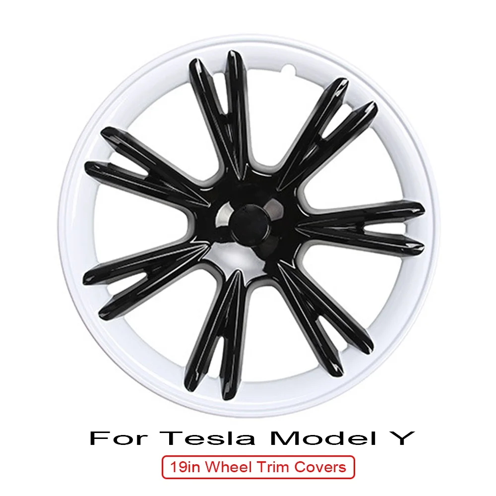 

Крышка Ступицы Колеса s для Tesla Model Y 2020 2021 2022 4 шт., сменная крышка колеса для автомобиля, 19 дюймов, полный комплект крышек, автомобильные внешн...
