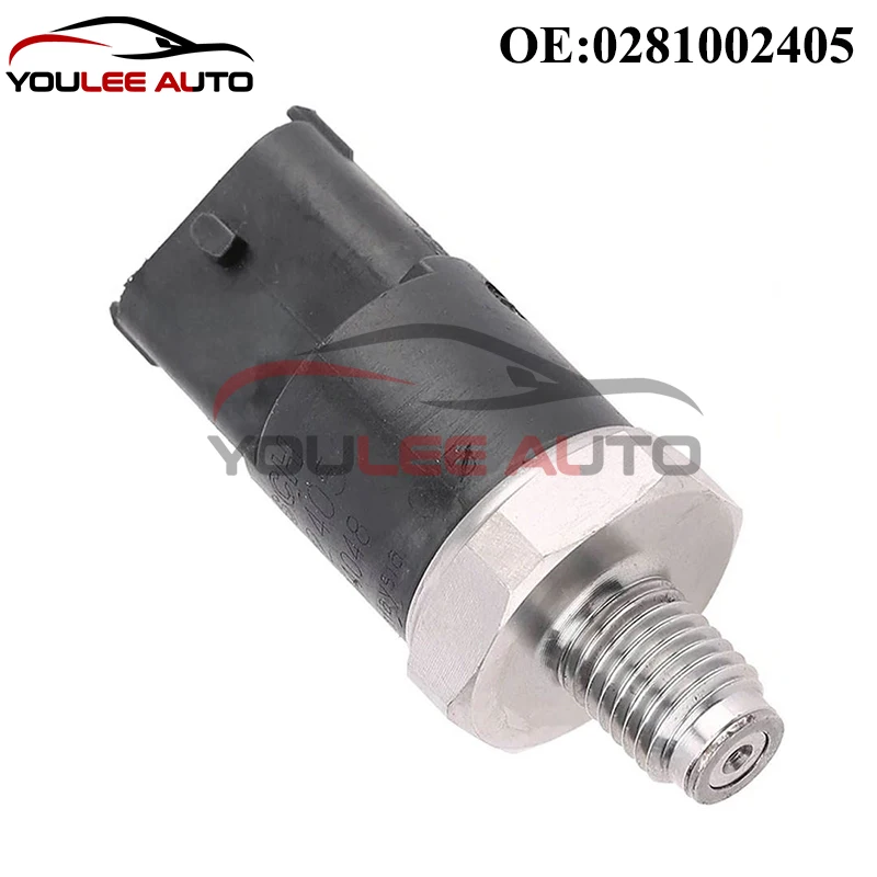 Новый OEM 0281002405 Датчик давления топливной рампы для Renault Fiat Ducato BMW Hyundai Peugeot Boxer Citroen
