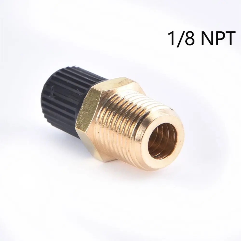 

Автомобильный клапан для шин 1/4 NPT 1/8 NPT M10, воздушный компрессор, резервуар, заполняющий сердечник клапана, антикоррозийный медный клапан для шин шрадера