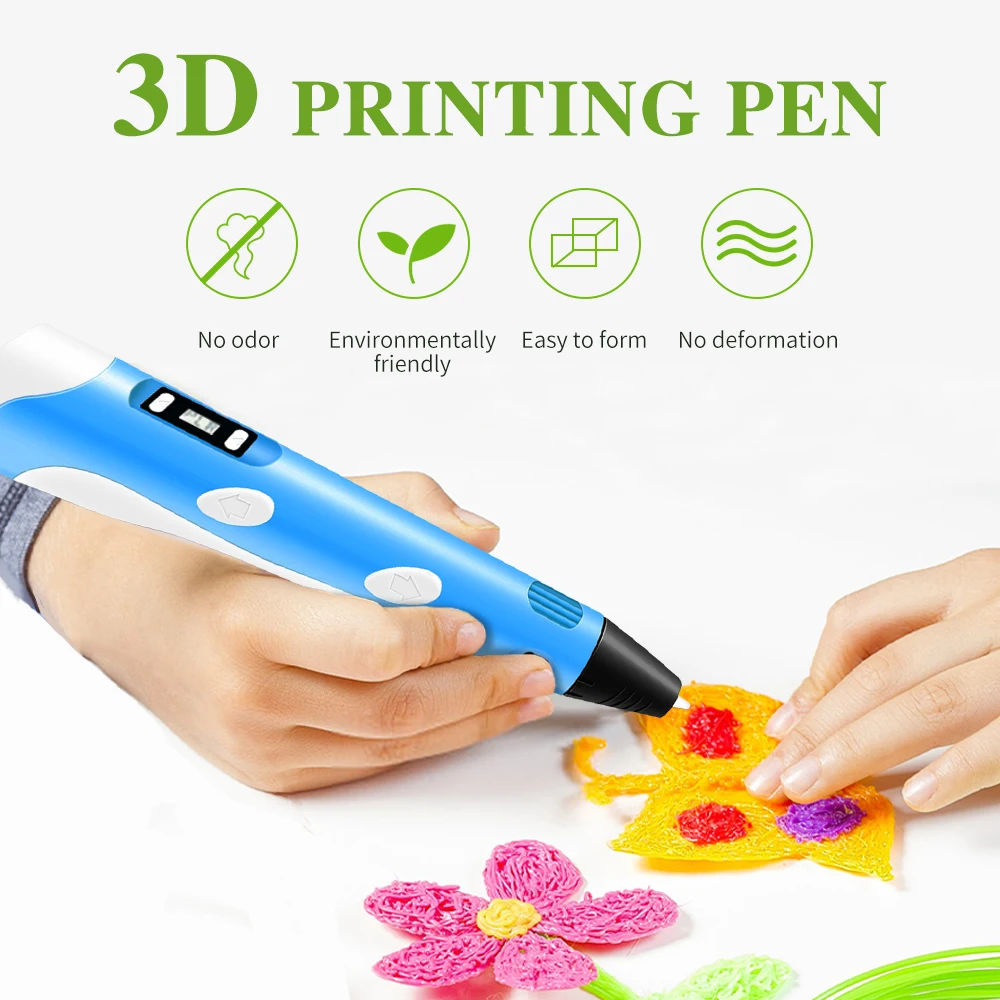 

3D Pen DIY Drawing Pen for Children With LCD Screen Printer Part PLA Filament Toys For Kids/Adults Creative Design Drawing