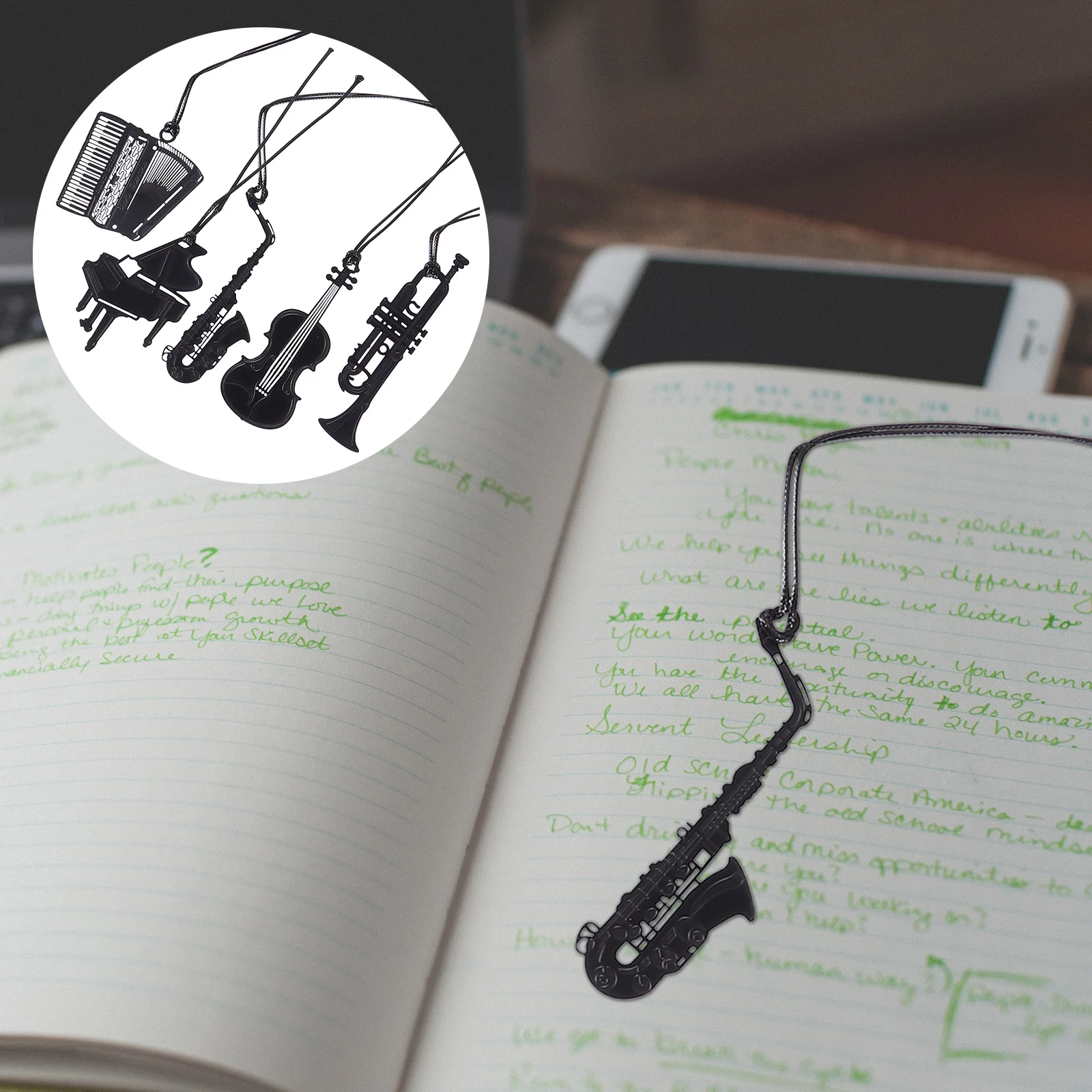 

Book Bookmark Page Metalbookmarks Clip Gift Clips Markers Holder Paper Musical Marker Instrument Mark Stationery Note Sheet