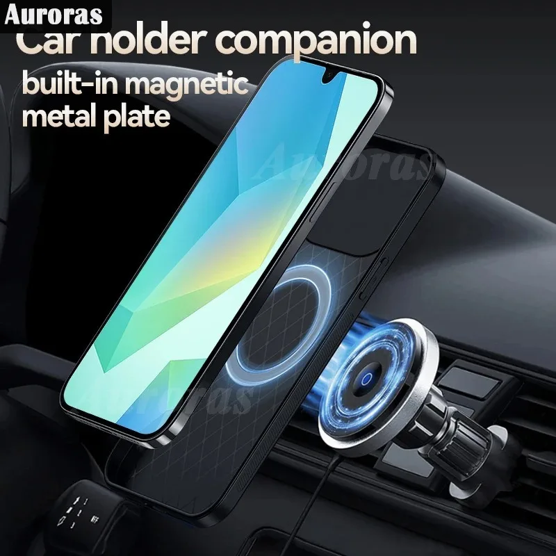 Ультратонкий противоударный чехол с магнитом и защитой от падения для Samsung Galaxy A06