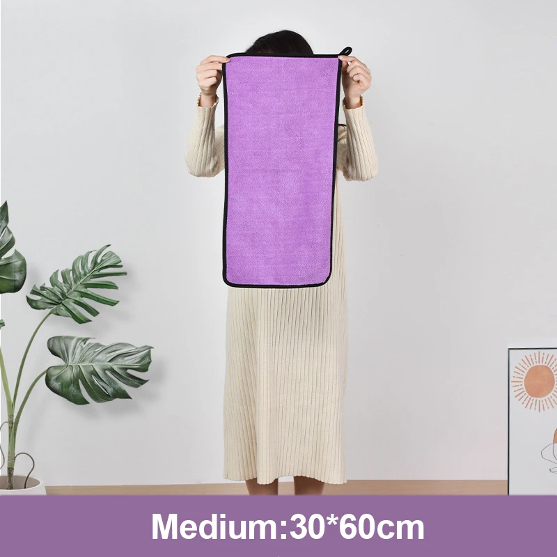

Dog and Cat Towels Quick-drying Soft Fiber Towels Absorbent Bath Towel Pet Bathrobe Convenient Cleaning Towel Dog Accessories