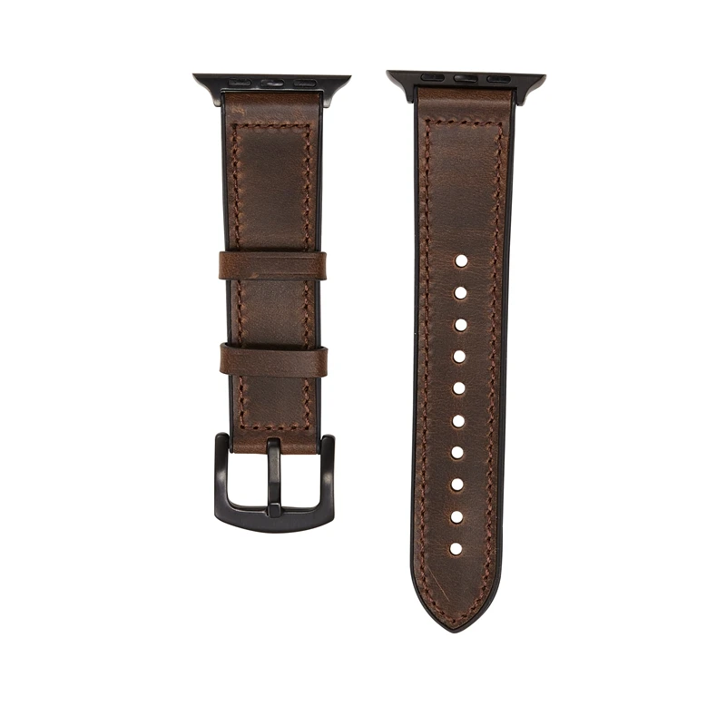 

Arrives with soft silicone paste leather suitable for Apple watch strap iwatch full range of universal 38 40 42 44mm