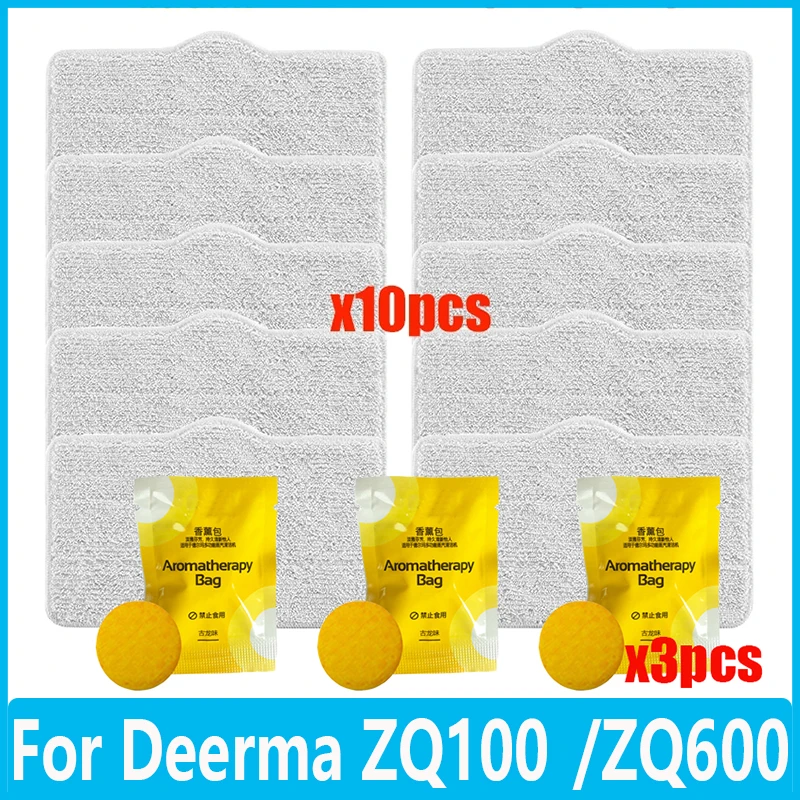 

Mop Cleaning Pads Parts For XiaoMi Deerma DEM ZQ100 ZQ600 ZQ610 Handhold Steam Vacuum Cleaner Mop Cloth Rags Aromatherapy Bag